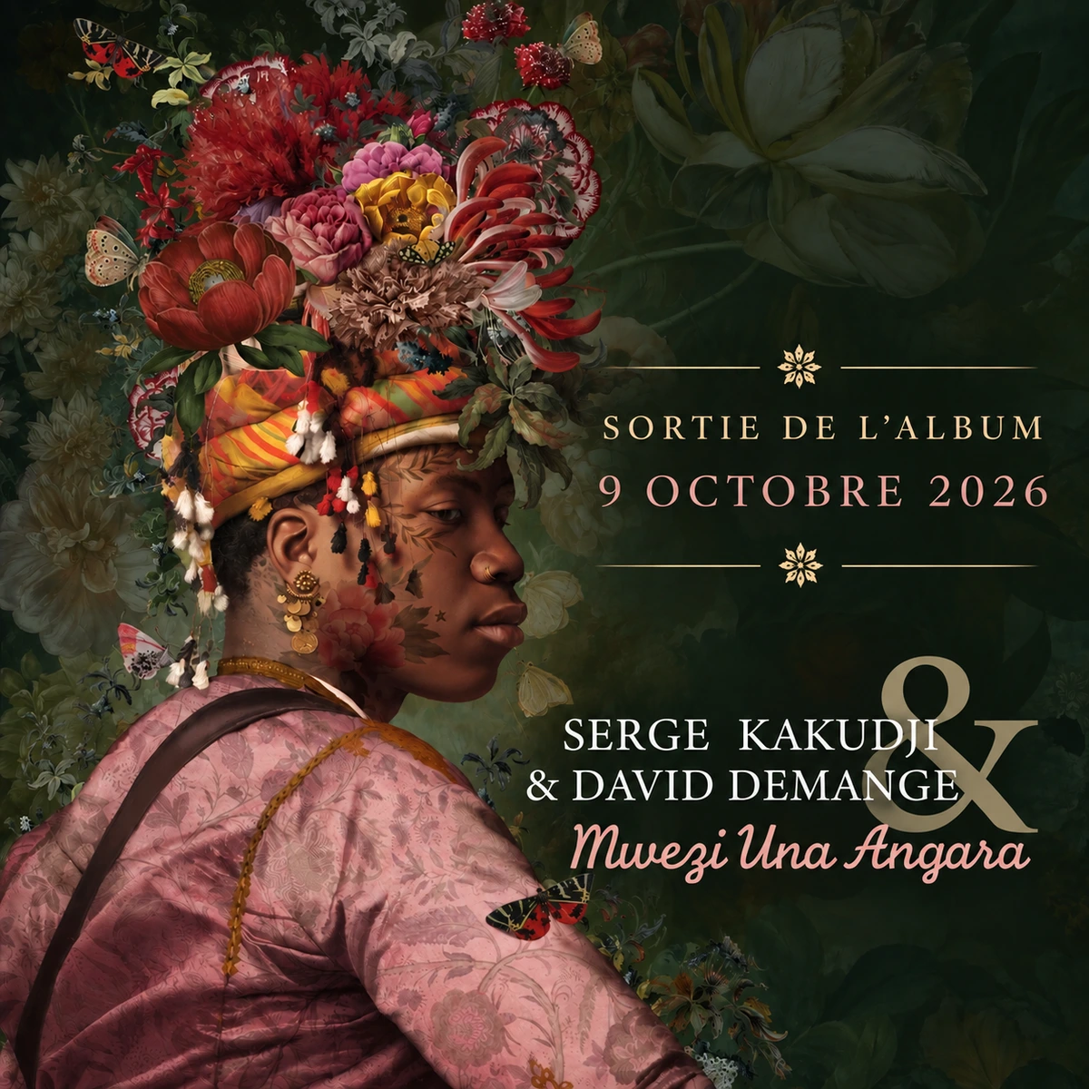 Serge Kakudji et David Demange posant ensemble