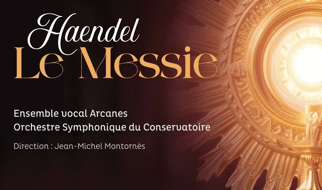 Affiche du Messie de Haendel avec l’Ensemble vocal Arcanes