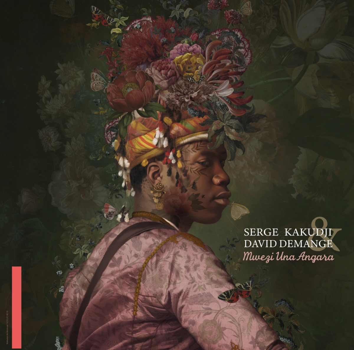 Visuel de l’album Mwezi una angara avec Serge Kakudji, David Demange et une pleine lune